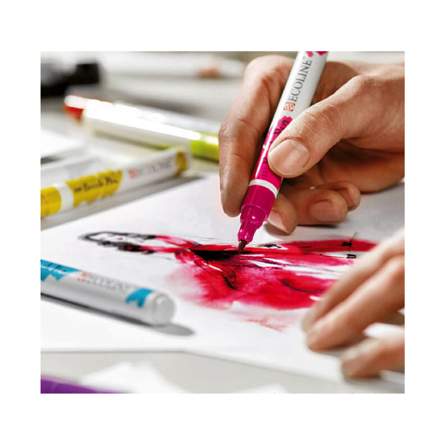 ECOLINE Brushpen 10 Farben von Talens